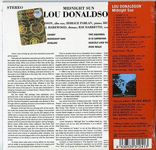 Lou Donaldson: Midnight Sun + Blues Walk (Mini-LP Replica) - CD Foto #2