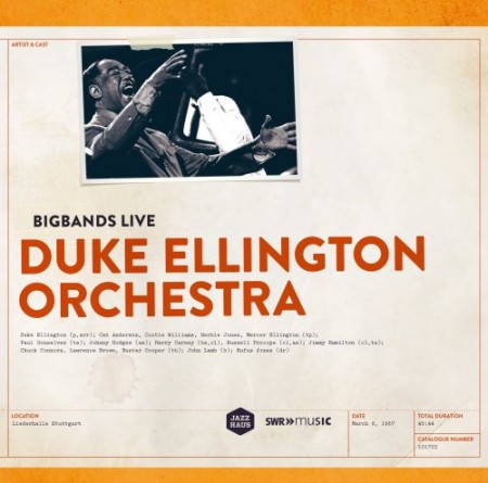 Duke Ellington Orchestra: Bigbands Live-Stuttgart 1967 - Plak
