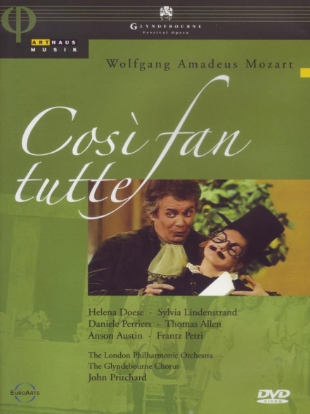 Helena Doese, Sylvia Lindenstrand, Daniele Perriers, Thomas Allen, Anson Austin, Frantz Petri, Adrian Slack, London Philharmonic Orchestra, John Pritchard: Mozart: Cosi Fan Tutte (Glyndebourne) - DVD Foto #1