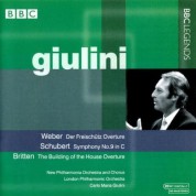 Carlo Maria Giulini, New Philharmonia Orchestra, London Philharmonic Orchestra: Weber, Schubert: Der Freischutz Overture / Symphony 9 - CD
