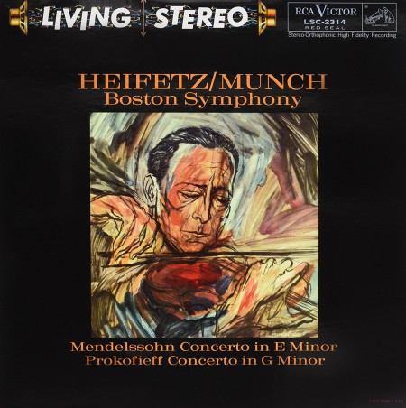 Jascha Heifetz: Mendelssohn - Concerto In E Minor - Prokofiev - Concerto No. 2 In E Minor - Plak