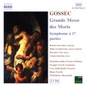 Gossec: Grande Messe Des Morts / Symphonie A 17 Parties - CD