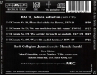 Bach Collegium Japan, Masaaki Suzuki: J.S. Bach: Cantatas, Vol. 23 (BWV 10, 93, 178, 107) - CD Foto #2