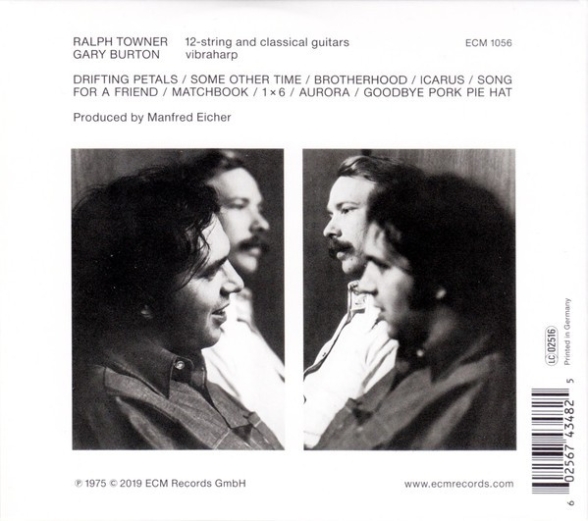 Ralph Towner, Gary Burton: Matchbook - CD Foto #2