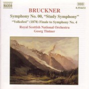 Royal Scottish National Orchestra, Georg Tintner: Bruckner: Study Symphony - 'Volksfest' Finale to Symphony No. 4 (1878) - CD