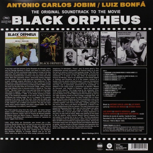 Antonio Carlos Jobim, Luiz Bonfá: O.S.T. Black Orpheus - Plak Foto #2