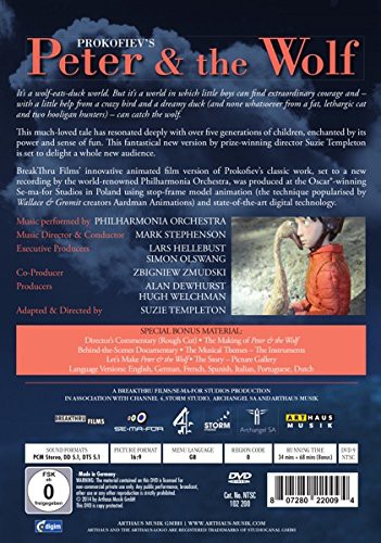 Sergey Sergeyevich Prokofiev: Peter and the Wolf (Animations film) - DVD Foto #2