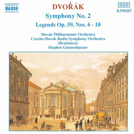 Stephen Gunzenhauser, Slovak Philharmonic Orchestra, Slovak Radio Symphony Orchestra: Dvorak: Symphony No. 2 / Legends Op. 59, Nos. 6-10 - CD