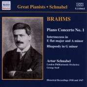 Brahms: Piano Concerto No. 1 (Schnabel) (1938) - CD