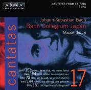 Bach Collegium Japan, Masaaki Suzuki: J.S. Bach: Cantatas, Vol. 17 (BWV 153, 154, 73, 144, 181) - CD