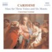 Carissimi: Mass for Three Voices / 6  Motets - CD