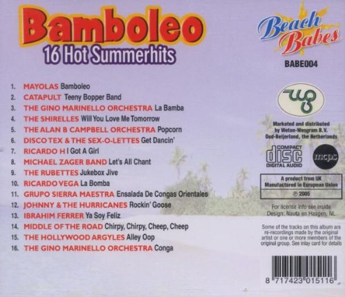 Çeşitli Sanatçılar: Bamboleo - 16 Hot Summerhits - CD Foto #2