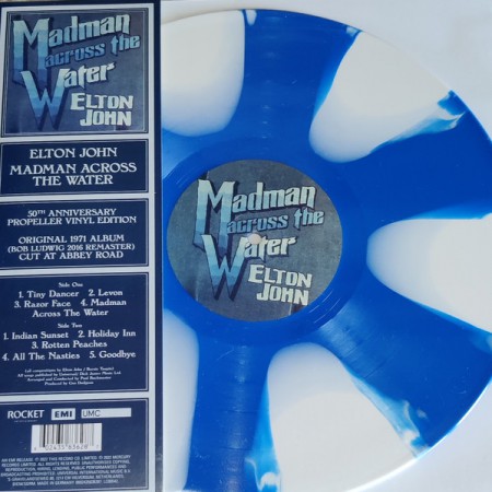 Elton John: Madman Across The Water (50th Anniversary - Indie Exclusive Clear Vinyl) - Plak