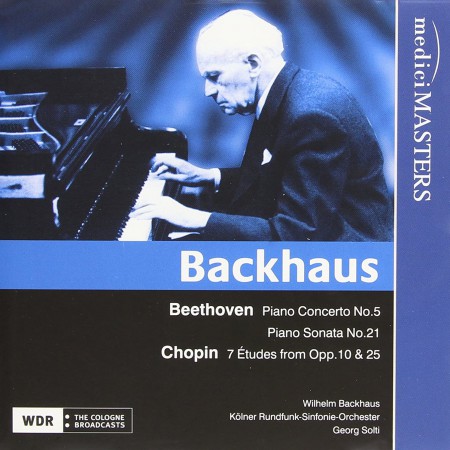 Wilhelm Backhaus, Kölner Rundfunk Sinfonieorchester, Sir Georg Solti: Beethoven/ Chopin: Piano Con. No.5/ Waldstein Sonata - CD