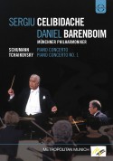 Sergiu Celibidache, Münchner Philharmoniker, Daniel Barenboim: Schumann & Tchaikovsky: Piano Concertos - DVD