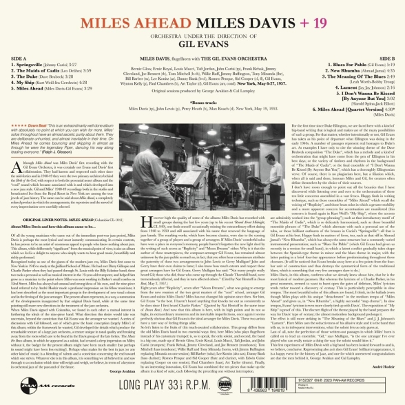 Miles Davis: Miles Ahead +19 (1 Bonus Track) - Plak Foto #2