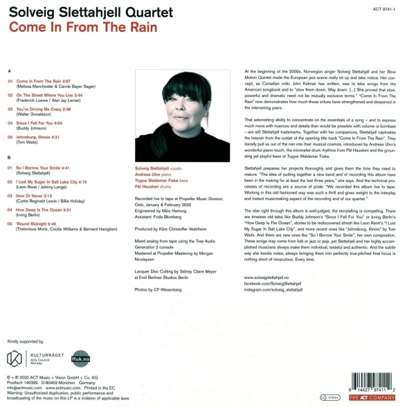 Solveig Slettahjell: Come In From The Rain - Plak Foto #2