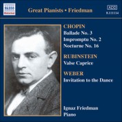 Friedman, Ignaz: Complete Recordings, Vol. 5: English Columbia Recordings (1933-1936) - CD