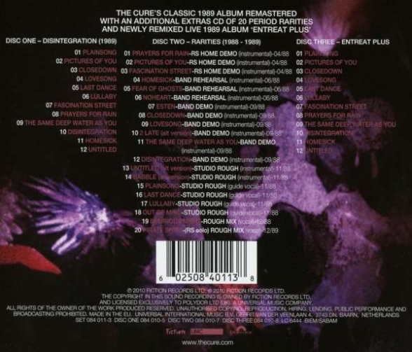 The Cure: Disintegration - CD Foto #2