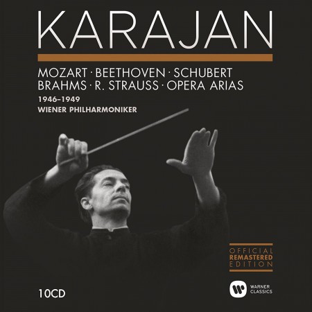 Herbert von Karajan, Wiener Philharmoniker: Mozart, Beethoven, Schubert, Brahms, R. Strauss, Opera Arias  (1946-1949) - CD