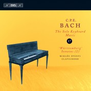 Miklós Spányi: C.P.E. Bach: Solo Keyboad Music, Vol. 17 - CD