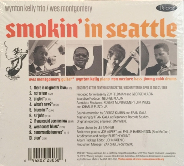 Wes Montgomery, Wynton Kelly Trio: Smokin' In Seattle Live At The Penthouse - CD Foto #2