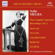 Nellie Melba: The Complete American Recordings, Vol. 3 - CD