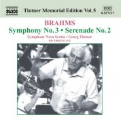 Georg Tintner: Brahms: Symphony No. 3 / Serenade No. 2 - CD