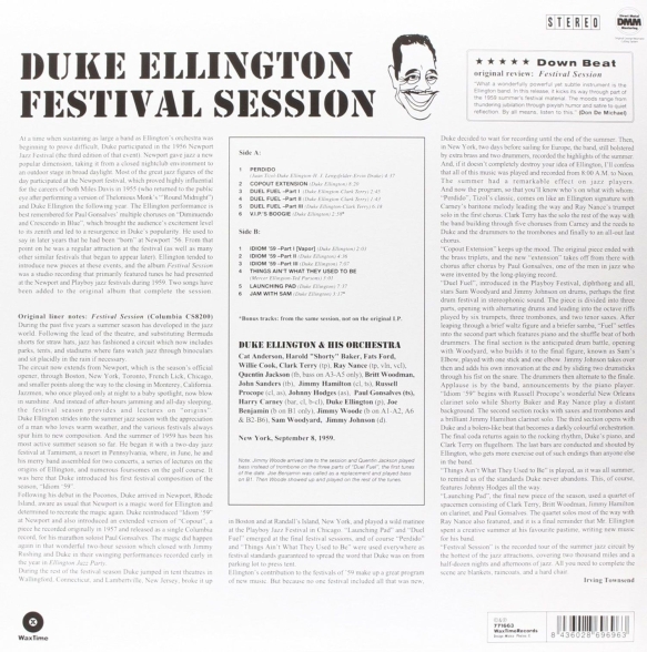 Duke Ellington: Festival Session - Plak Foto #2