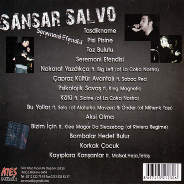 Sansar Salvo: Seremoni Efendisi - CD Foto #2