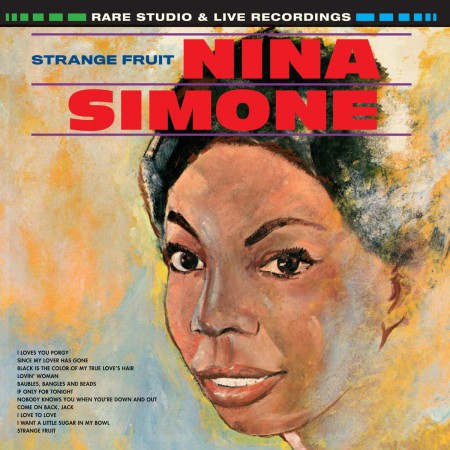 Nina Simone: Strange Fruit. Rare Recordings. Limited Edition In Solid Orange Colored Vinyl. - Plak