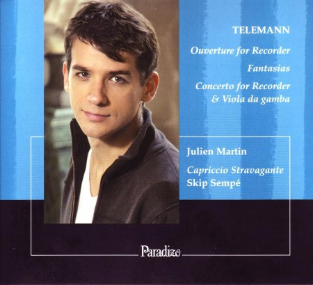 Julien Martin: Telemann: Concerto for Recorder and Viola de Gamba - CD