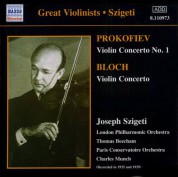 Prokofiev / Bloch: Violin Concertos (Szigeti) (1935, 1939) - CD
