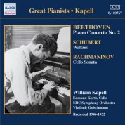 Beethoven: Piano Concerto No. 2 / Schubert: Waltzes and Dances (Kapell)(1946-1952) - CD