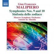 Antonio de Almeida: Malipiero: Symphonies Nos. 9 & 10 - CD