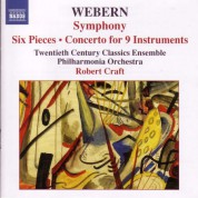 Robert Craft: Webern, A.: Symphony / 6 Pieces, Op. 6 / Concerto - CD