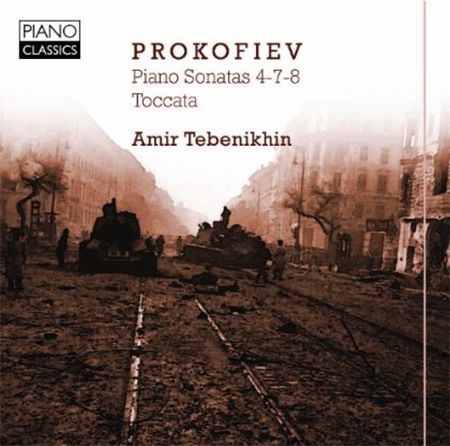 Tebenekhin: Piano sonatas 4-7-8, Toccata - CD