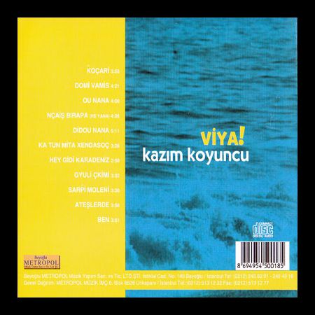 Kaz m Koyuncu Viya CD Opus3a kaz-m-koyuncu-viya-cd-opus3a