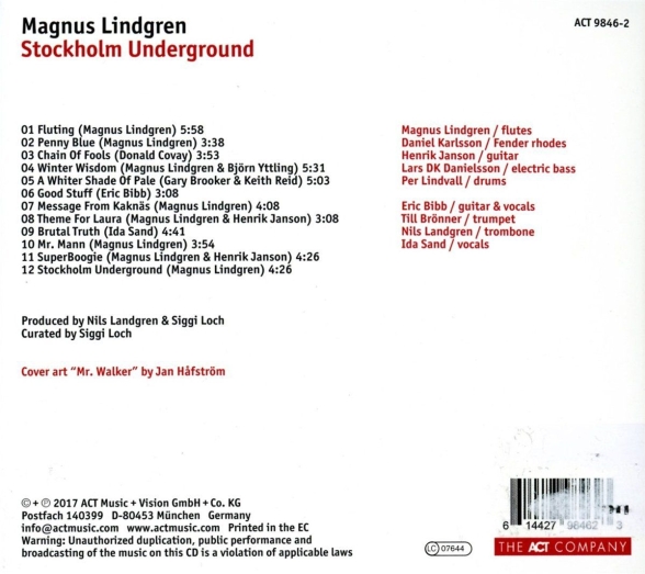 Magnus Lindgren: Stockholm Underground - CD Foto #2