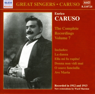Caruso, Enrico: Complete Recordings, Vol.  7 (1912-1913) - CD