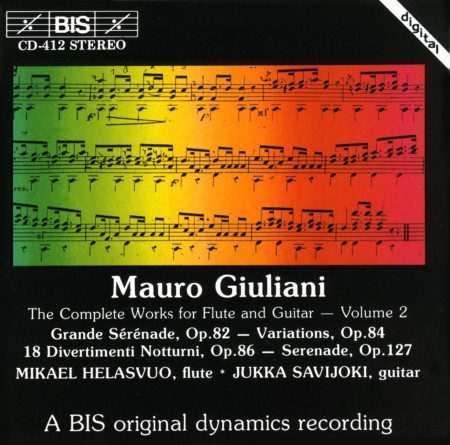 Mikael Helasvuo, Jukka Savijoki: Giuliani: Complete Works for Flute and Guitar, Vol.2 - CD