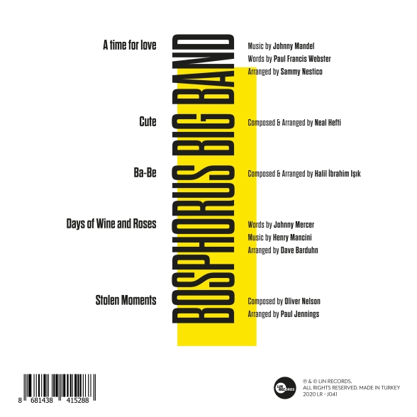 Halil İbrahim Işık, Bosphorus Big Band: BA-BE - CD Foto #2