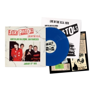 Sex Pistols: Live In The U.S.A. 1978: San Francisco 14th January, Winterland Ballroom (Blue Vinyl) - Plak