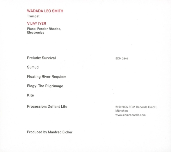 Vijay Iyer, Wadada Leo Smith: Defiant Life - CD Foto #2