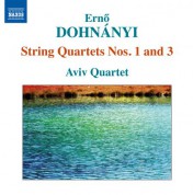 Aviv Quartet: Dohnányi: String Quartets Nos. 1 & 3 - CD