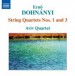 Dohnányi: String Quartets Nos. 1 & 3 - CD