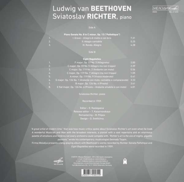 Sviatoslav Richter Vol. 1 - Plak Foto #2