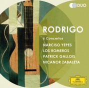 Los Romeros, Narciso Yepes, Nicanor Zabaleta, Patrick Gallois: Rodrigo: 4 Guitar Concertos - CD