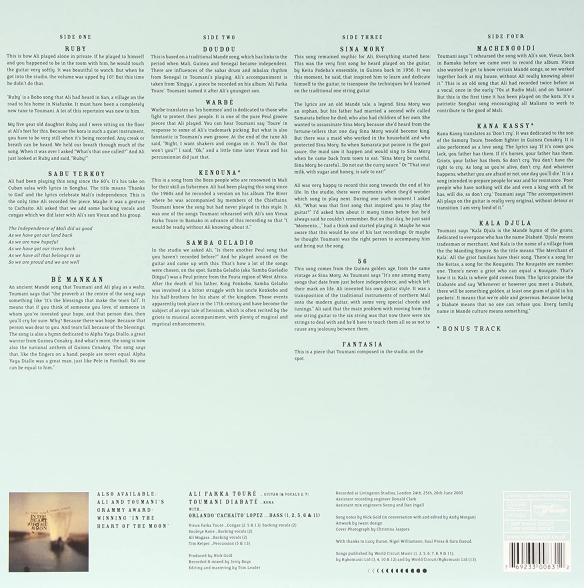 Ali Farka Toure, Toumani Diabate: Ali And Toumani - Plak Foto #2