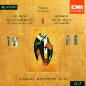 Stephen Cleobury, Jean-Claude Hartemann, Riccardo Muti: Verdi: Te Deum, Gounod: Messe Solennelle de Sainte Cécile, Rossini: Petite Messe Solennelle - CD